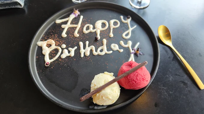 Luxury Birthday Dinner Presentation