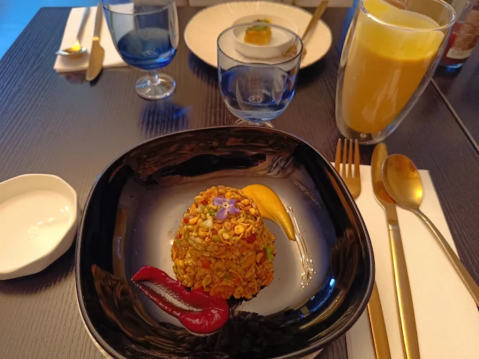 Luxury Multi-Course Indian Tasting Menu Presentation